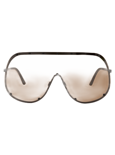 Solbriller Rick Owens Shield Sunglasses Brun | RG0000006 GBLKBR