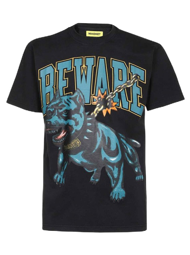 T-shirt MARKET Beware Dog Washed Tee Sort | 399001086