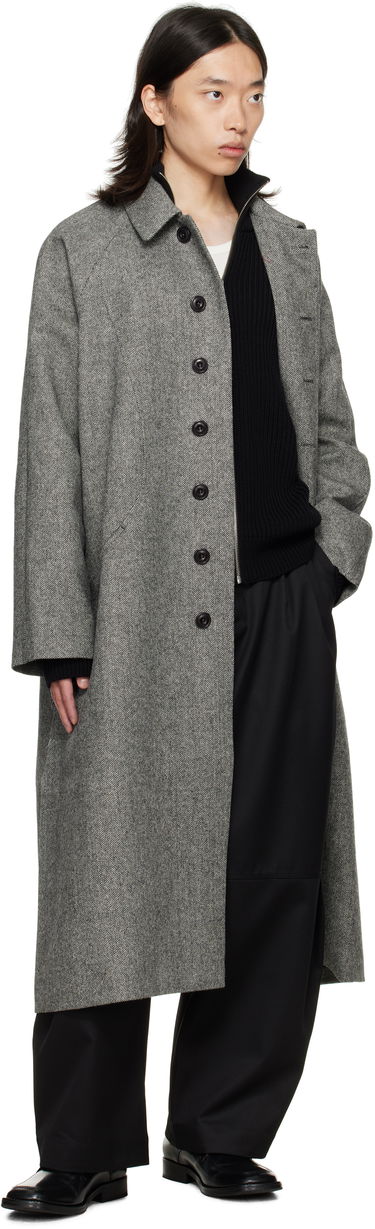 Bukser sage NATION SAGE NATION Zushi Pleated Trousers Sort | S091 ZUSHI TROUSER COTTON TWIL, 3