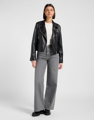 Jeans Lee Stella Wide Leg Jean Grå | 112370892, 1