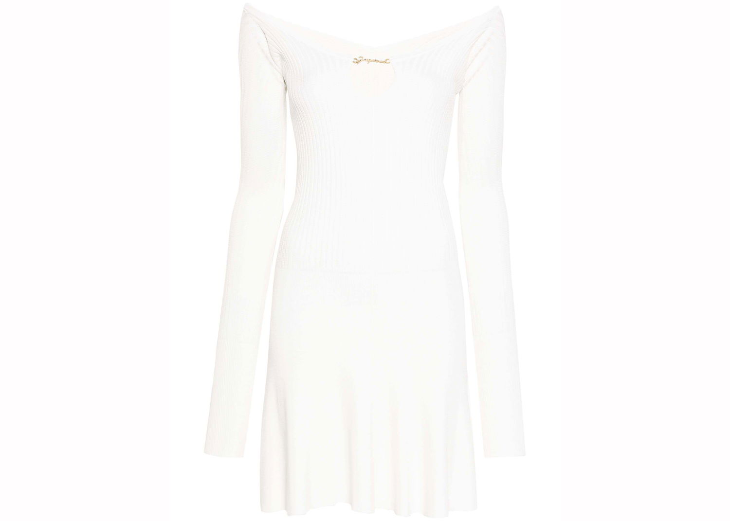 Kjole Jacquemus Jacquemus Mini Pralu Dress Hvid | 241KN356-2358, 0