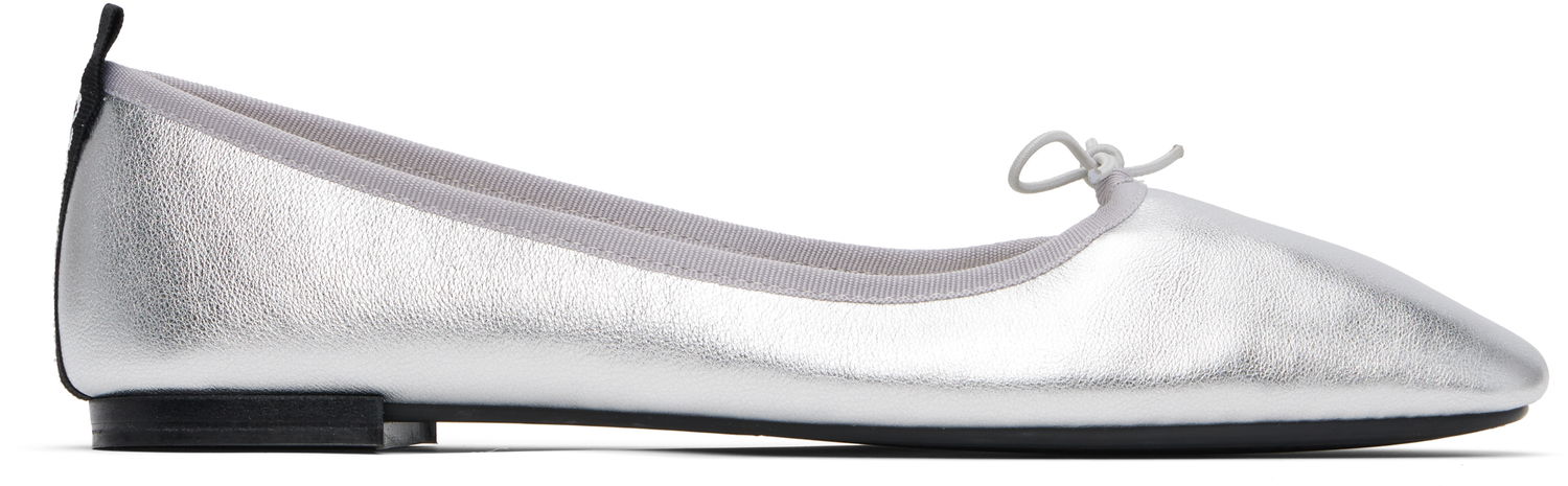 Tøj Repetto Repetto Garance Square-Toe Ballerina Flats Metalisk | V4210VEM, 0