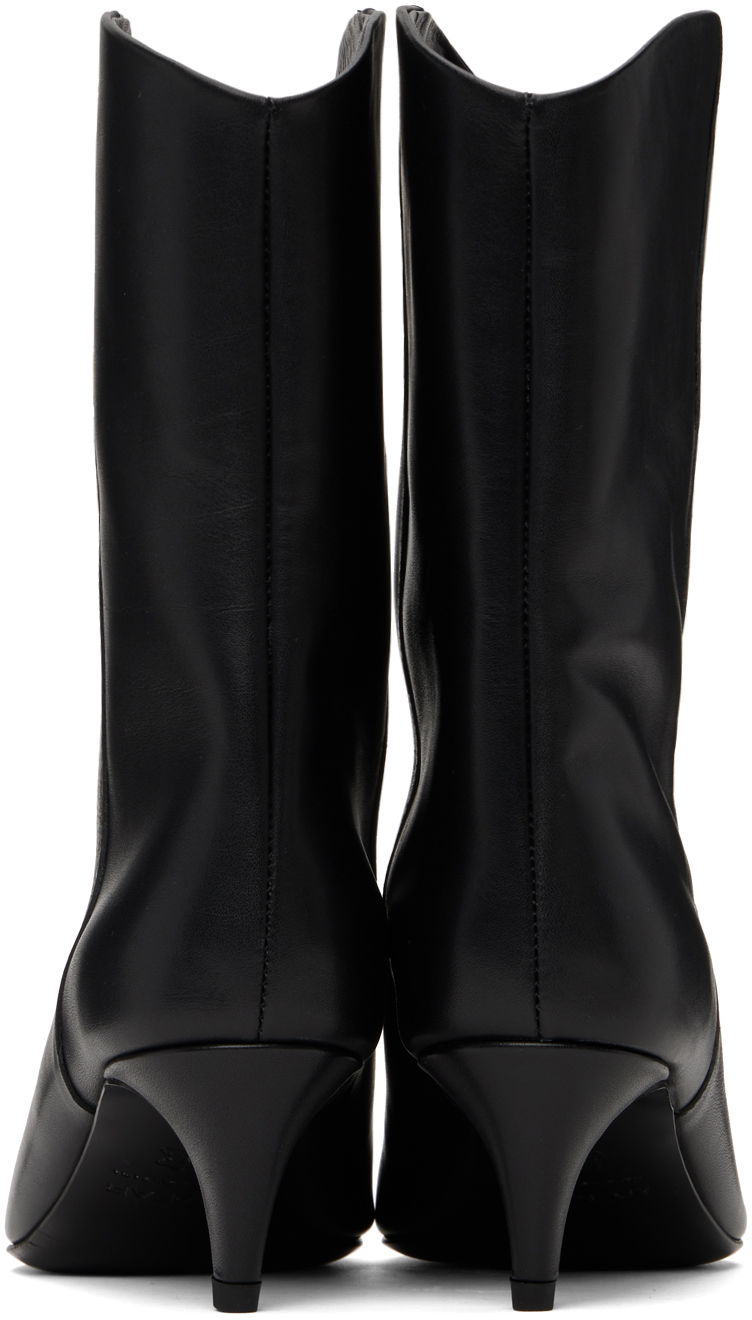 Tøj BY FAR BY FAR Osage Leather Ankle Boots Sort | MWFBO067CL013BK001PL, 1