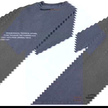 T-shirt Neighborhood Pigment Dyed T-Shirt Mørkeblå | 232UNNH-CSM02-NY, 0