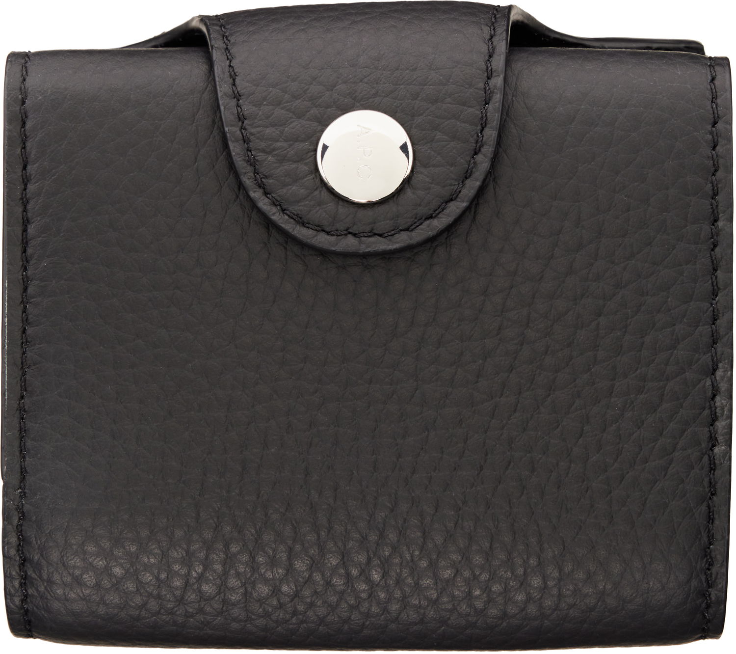 Tegnebog A.P.C. A.P.C. Charles Trifold Leather Wallet Sort | PXCBC-H63593, 0