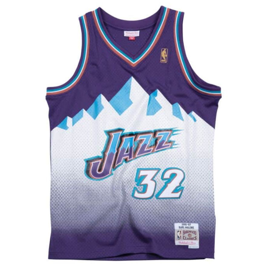 Jersey Mitchell & Ness Utah Jazz Karl Malone Swingman Jersey Lilla | SMJYGS18216-UJAPURP96KMA, 0