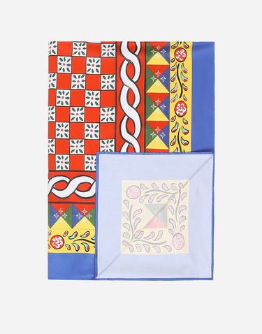 Home decor Dolce & Gabbana Dolce & Gabbana Cotton Sateen Fitted Sheet Flerfarvet | TCE048TCAKFUC068, 1