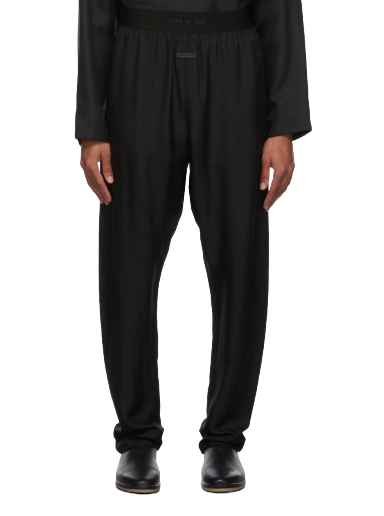 Joggingbukser Fear of God Silk Lounge Pants Sort | FG40LW-001VIS