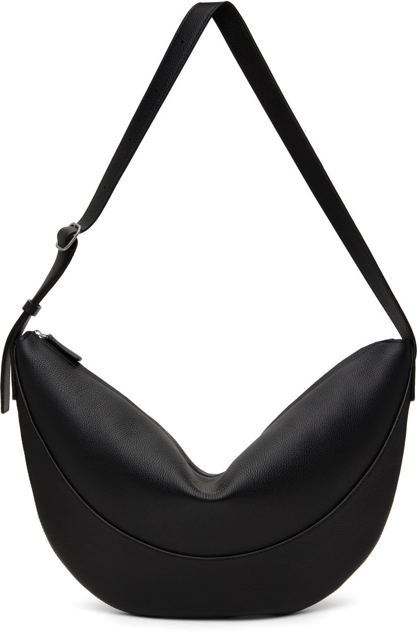 Skuldertaske The Row The Row Jouve Leather Shoulder Bag Sort | W1772-L145