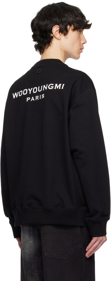 Sweatshirt WOOYOUNGMI WOOYOUNGMI Back Logo Sweatshirt Sort | W251TS27, 2