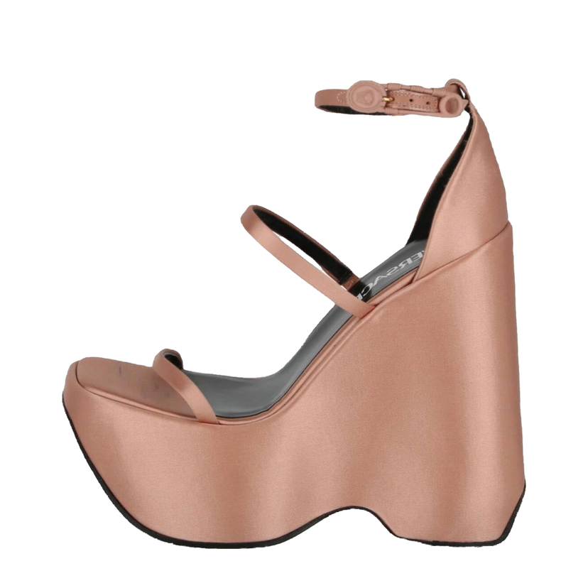 Sneakers og sko Versace 160mm Triplatform Sandals Blush (Women's) Beige | 1004483_1A0061_1PF20