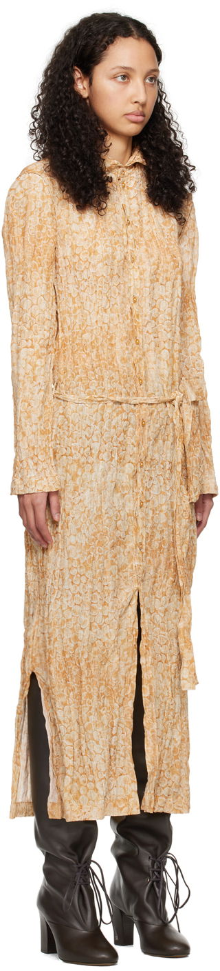 Kjole LEMAIRE Lemaire Atelier la Folie Edition Midi Dress Beige | DR1064 LF1261, 1