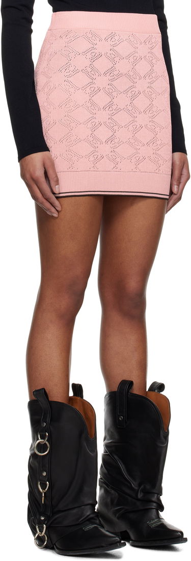 Nederdel AMIRI AMIRI 'MA' Quad Miniskirt Lyserød | AWKNKR1015, 1