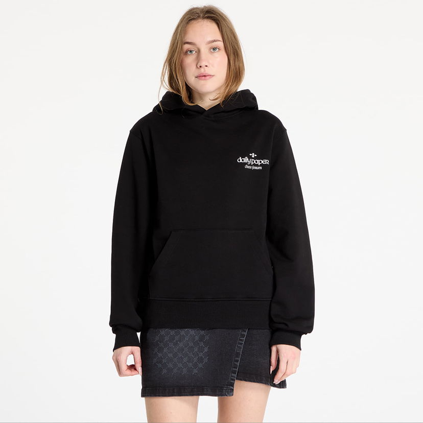 Sweatshirt DAILY PAPER Daily Paper Overlooked Hoodie Sort | 2423064