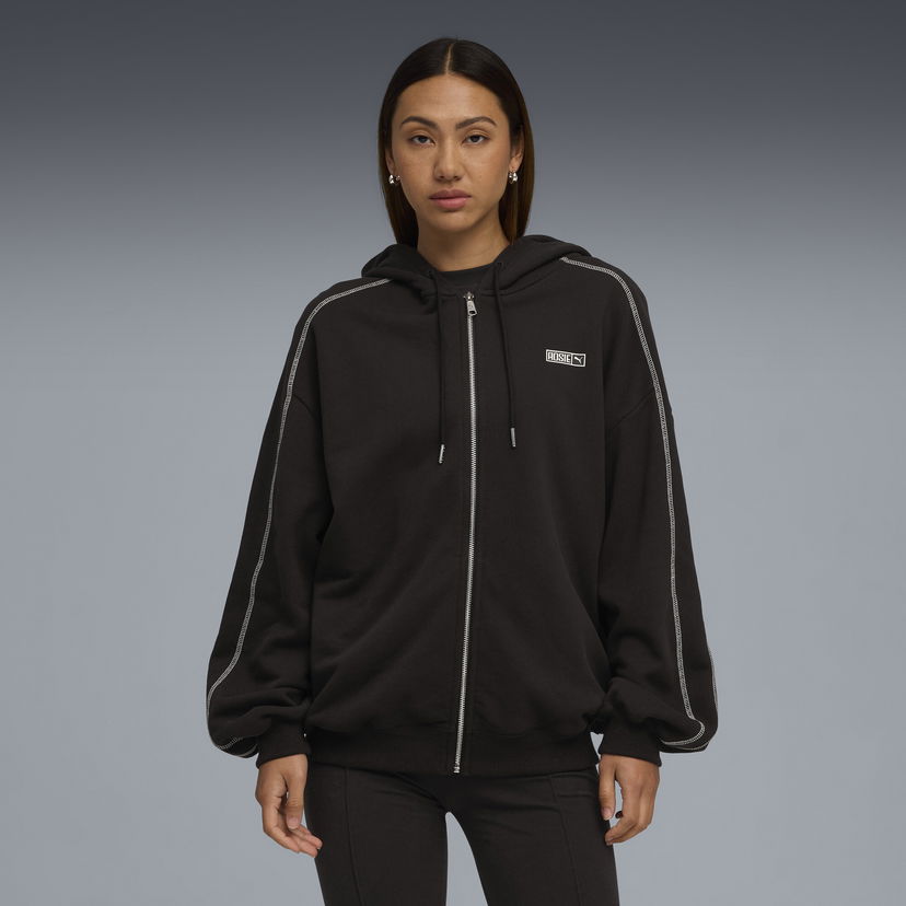 Sweatshirt Puma PUMA x ROSÉ T7 Women's Hoodie Sort | 633801_01