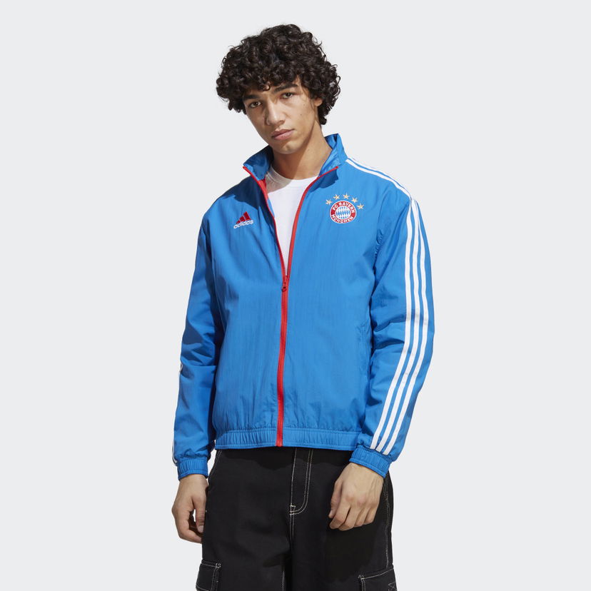 Vindjakke adidas Performance FC Bayern Anthem Windbreaker Jacket Blå | HT8834
