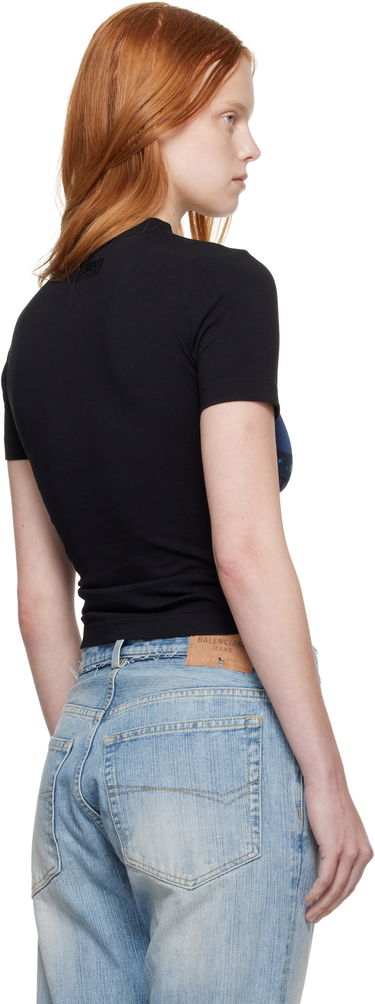 T-shirt VETEMENTS Vetements Fitted 'Night In Paris' T-Shirt Sort | WH76TR430B, 2