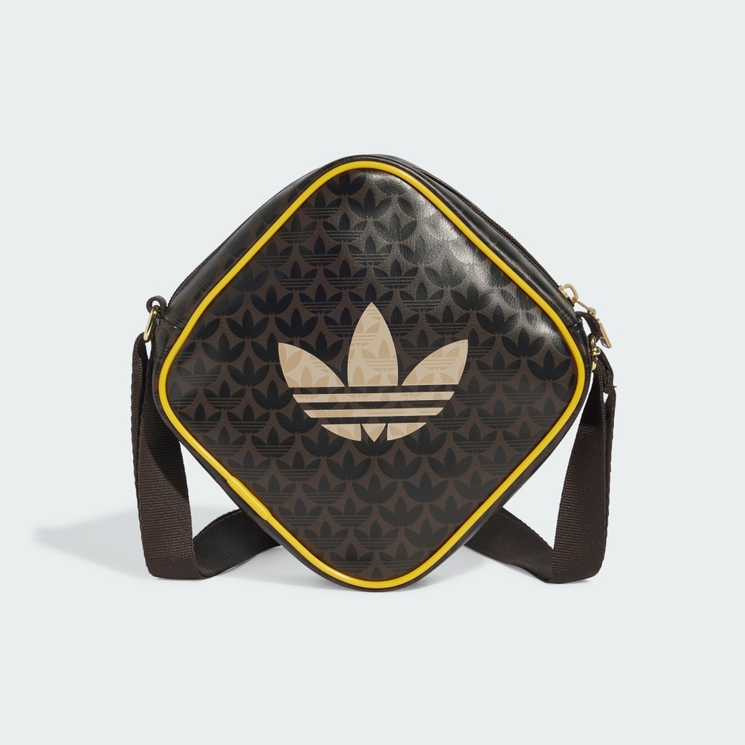 Skuldertaske adidas Performance Monogram Diamond-Shaped Bag Brun | JD5374, 0
