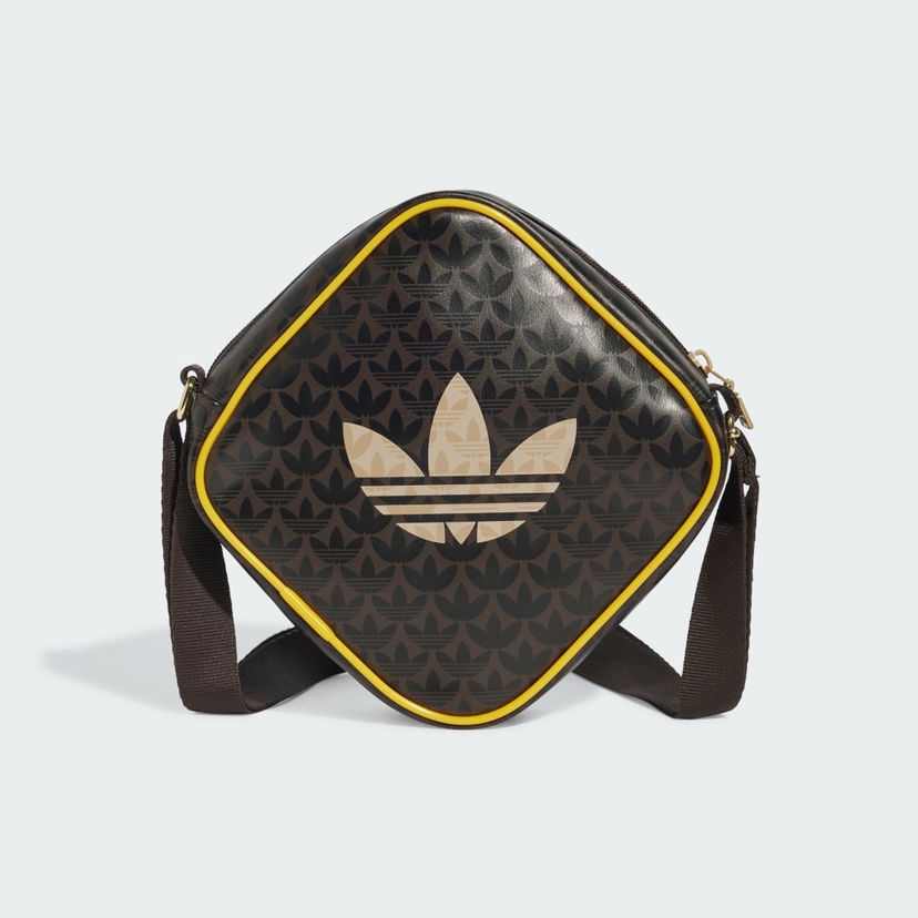 Skuldertaske adidas Performance Monogram Diamond-Shaped Bag Brun | JD5374