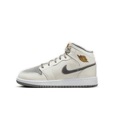 Sneakers og sko Jordan Air Jordan 1 Mid SE "Velvet Toe" GS Hvid | FB9899-100, 0