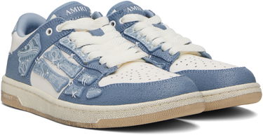 Sneakers og sko AMIRI Bandana Skel Top Low Blå | AMFOSR1140, 3