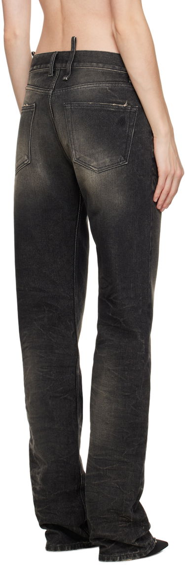 Jeans The Attico Attico Long Jeans Sort | 242WCP171 D075, 2