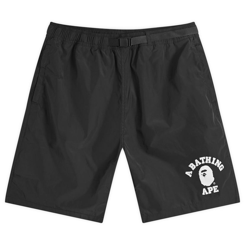 Shorts BAPE A Bathing Ape Men's College Beach Shorts in Black, Size Large | END. Clothing Sort | 001SPK301005M-BLK
