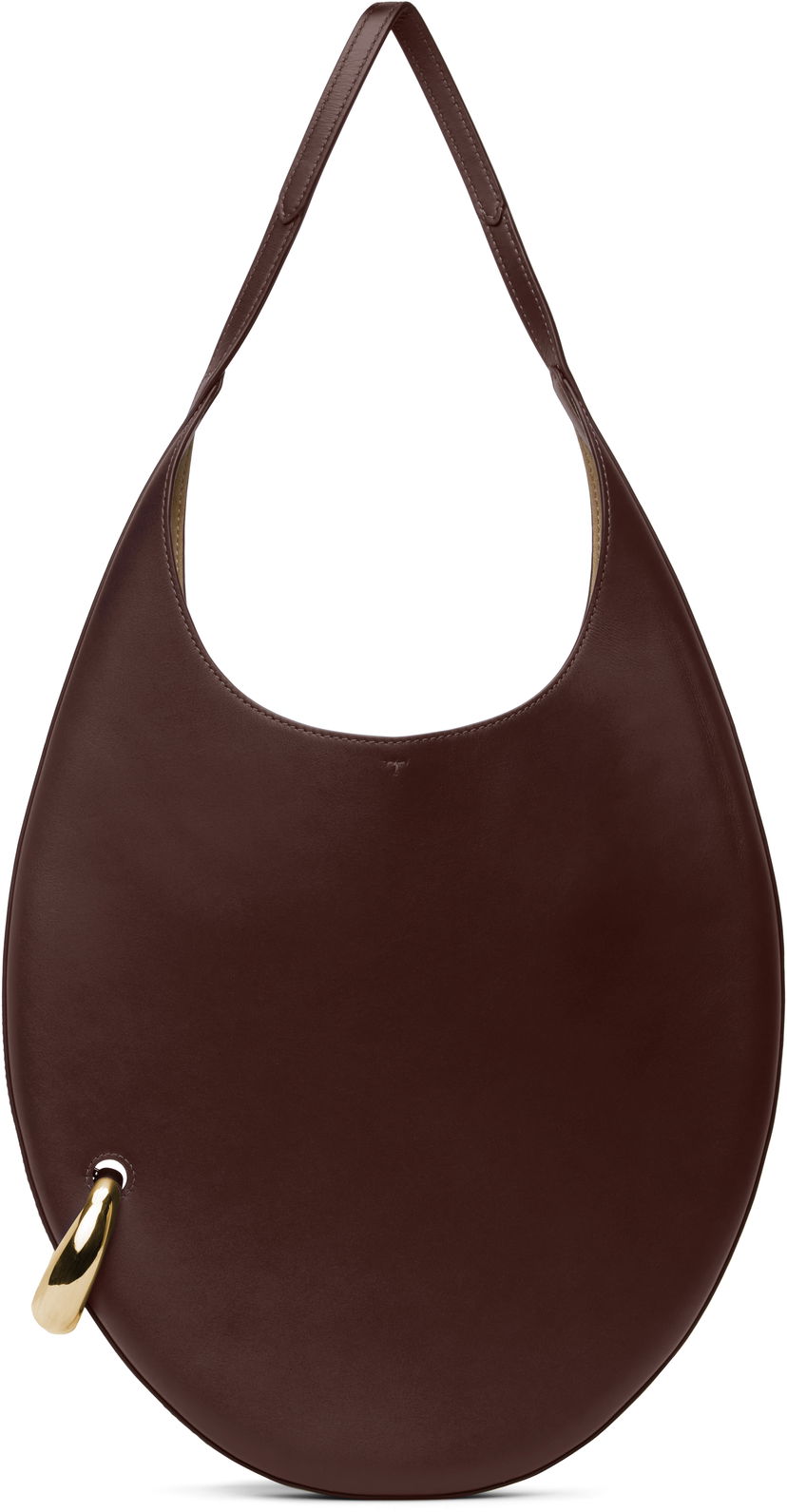 Håndtaske Tory Burch Tory Burch Pierced Hobo Bag Bourgogne | 175241-200