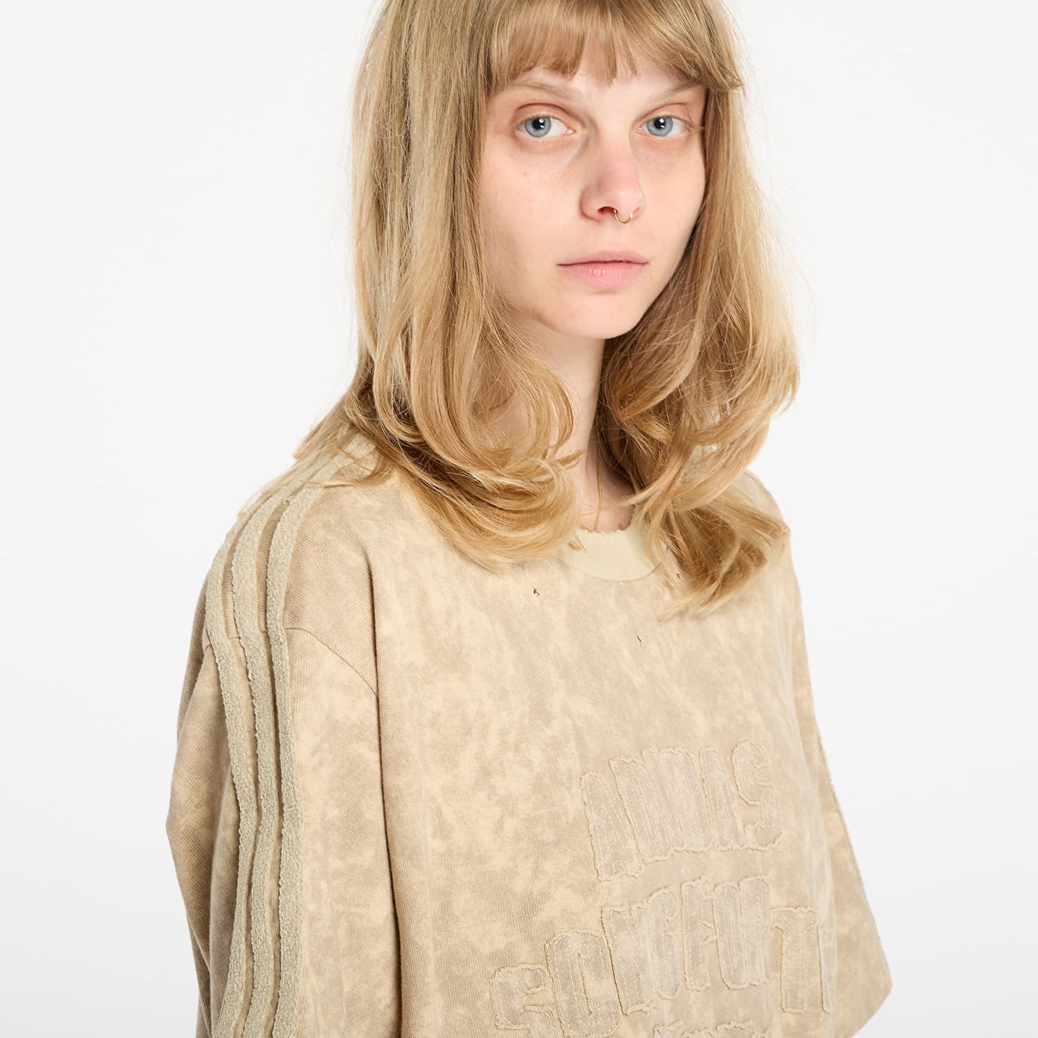 T-shirt adidas Originals Short Sleeve T-Shirt x SONG FOR THE MUTE Beige | KC2753, 1