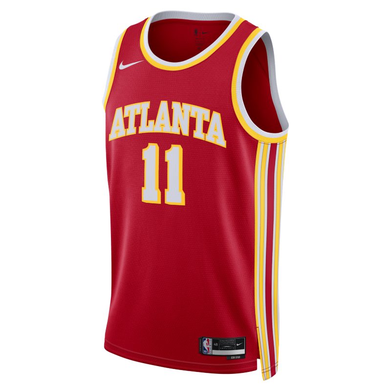 Jersey Nike Atlanta Hawks Icon Edition 2022/23 Dri-FIT NBA Swingman Jersey Rød | DN1995-657, 0