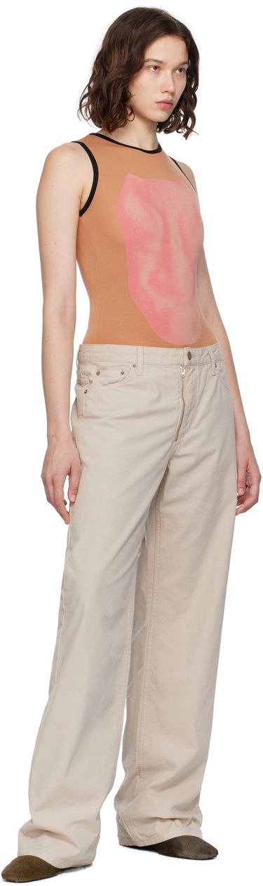 Krop Baserange Baserange Alloy Sleeveless Bodysuit Beige | BSAL-BA-AU25, 4