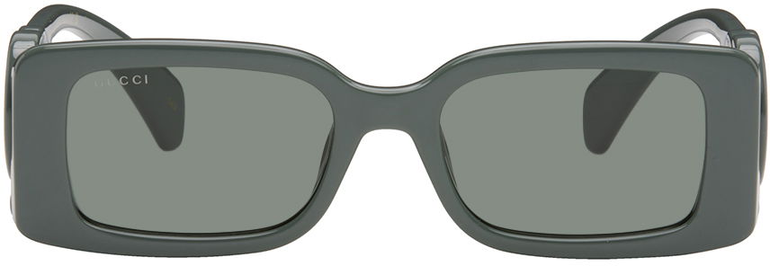 Solbriller Gucci Rectangular Grå | GG1325S, 0