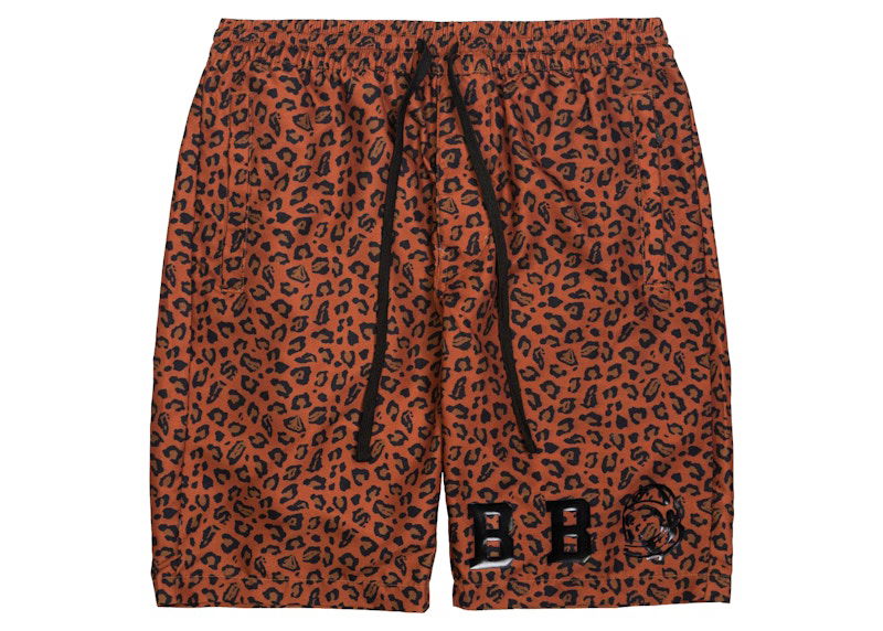 Shorts BILLIONAIRE BOYS CLUB Billionaire Boys Club Dunes Shorts with Cheetah Print Brun | 8814406CINN