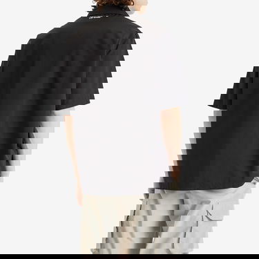 Skjorte Off-White Off-White Putti Poplin Bowling Shirt Sort | OMGG013S25FAB0031001, 3