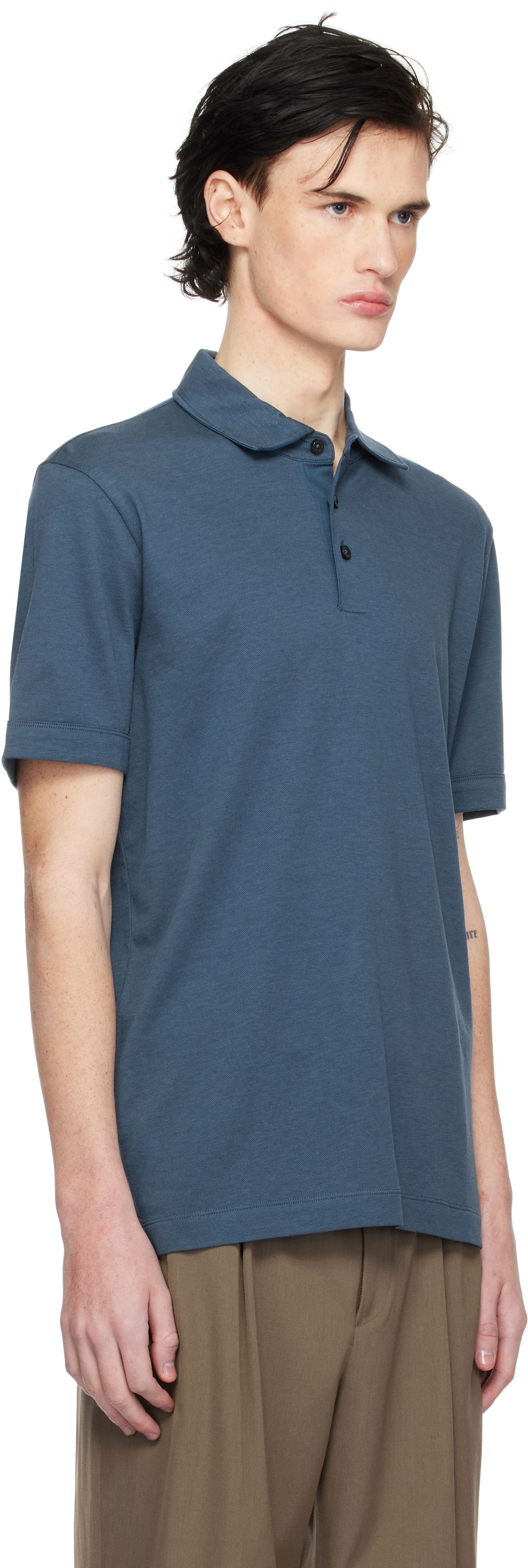 Polo skjorte BOSS Three-Button Polo Shirt Hvid | 50521106, 1