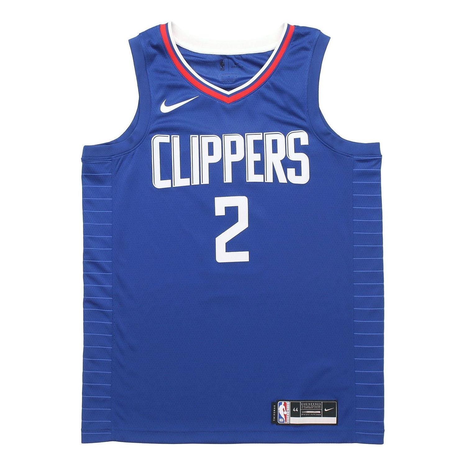 Jersey Nike NBA Los Angeles Clippers Leonard #2 Basketball Jersey Swingman Fan Edition Blå | CW3668-402, 0