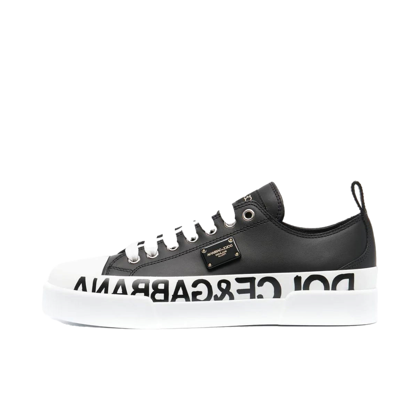 Sneakers og sko Dolce & Gabbana Portofino Black White W Sort | CK1886AO51589690