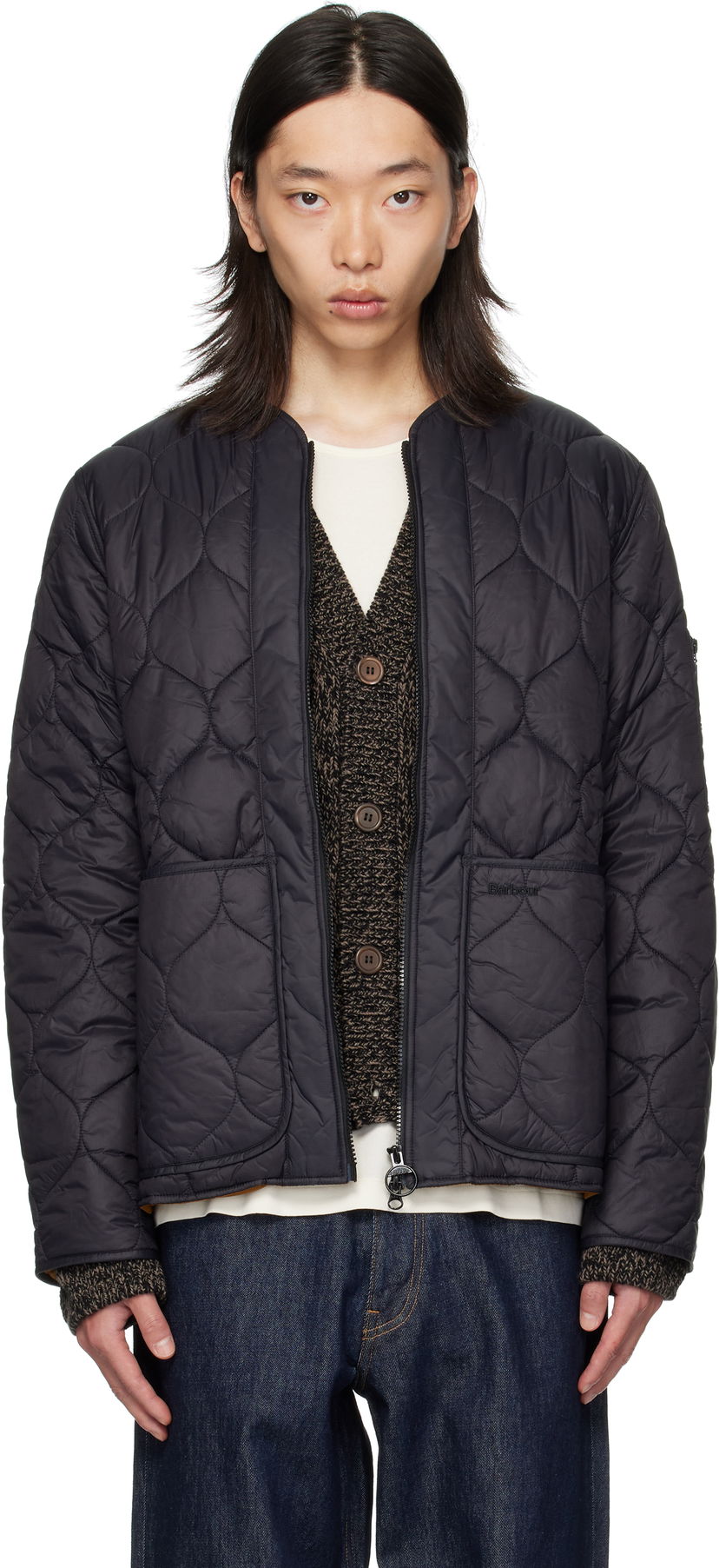 Jakke Barbour Barbour Re-Engineered Utility Liddesdale Quilted Jacket Sort | MQU1856BK11