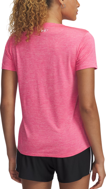 T-shirt Under Armour Under Armour Tech Short Sleeve V-Neck T-Shirt Lyserød | 1384227-672, 2