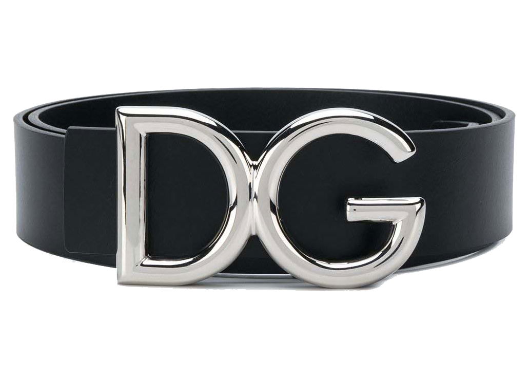 Bælter Dolce & Gabbana DG Logo Buckle Belt Black Sort | BC4248AC493, 0
