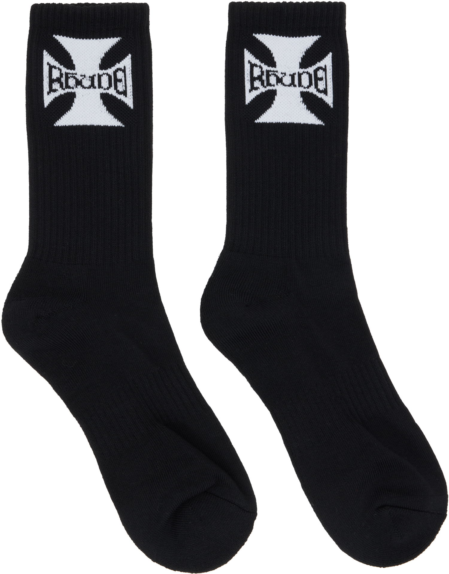 Sokker Rhude Rhude Boys Logo Socks Sort | RHPF25SO02750, 0
