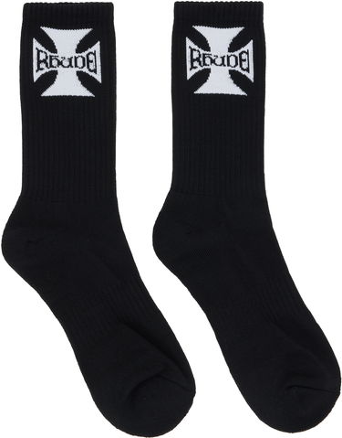 Sokker Rhude Rhude Boys Logo Socks Sort | RHPF25SO02750, 0