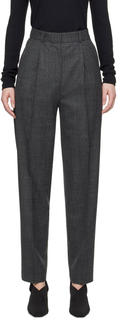 Bukser TOTEME TOTEME Single-Pleat Trousers Grå | 242-WRB1625-FB0110, 0