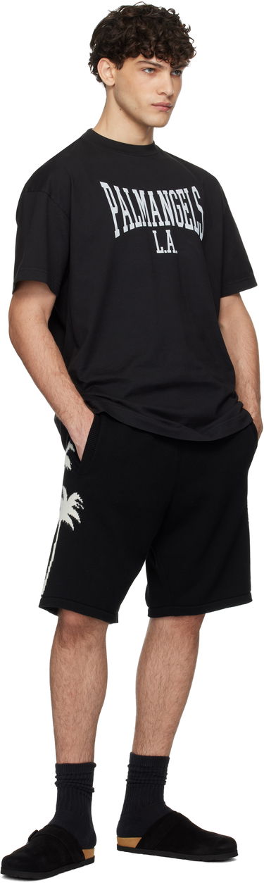 Shorts Palm Angels Knitted Palms Shorts Sort | PMHM012S25KNI0021003, 3