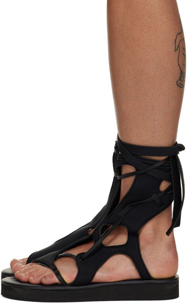 Tilbehør Ottolinger Ottolinger Strappy Flat Sandals Sort | 3100403, 2