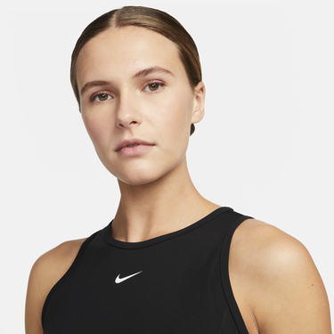 Tanktop Nike Dri-FIT Cropped Training Tank Top Sort | dx0061-010, 2