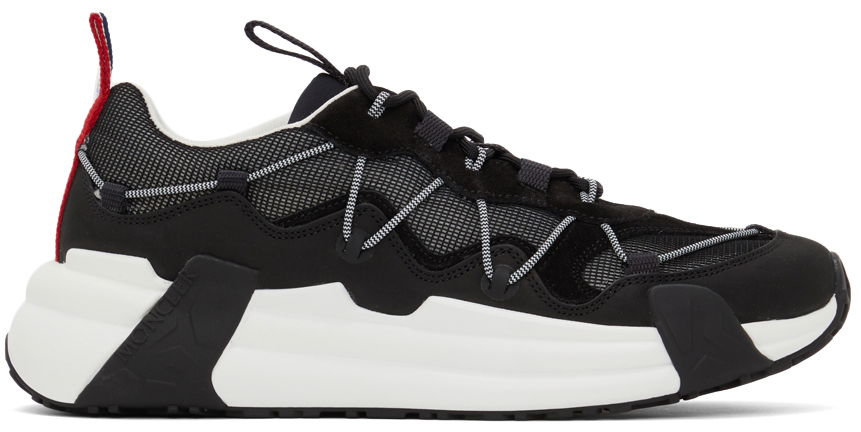 Sneakers og sko Moncler Black Compassor Low-Top Sort | H109A4M00210M1763, 0