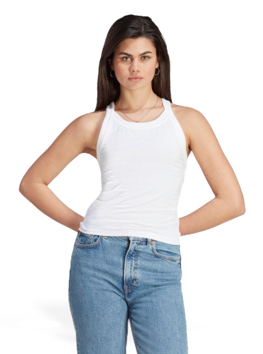 Tanktop adidas Originals Premium Essentials Tank Top Hvid | IL1858