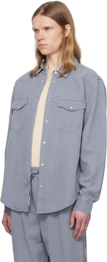 Jumpsuit ISABEL MARANT Isabel Marant Vasco Drawstring Shirt Jumpsuit Grå | CH0214HB-C2I07H, 3