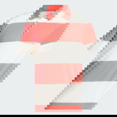 Polo skjorte adidas Performance Colorblock Rugby Stripe Polo Shirt Orange | IU4357, 2